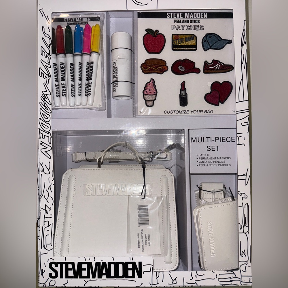 NEW Steve Madden Beverlyn Handbag Coloring Set 👜🖍️